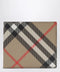 Burberry Beige Check-pattern wallet
