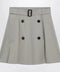Burberry Beige trench mini skirt in gabardine