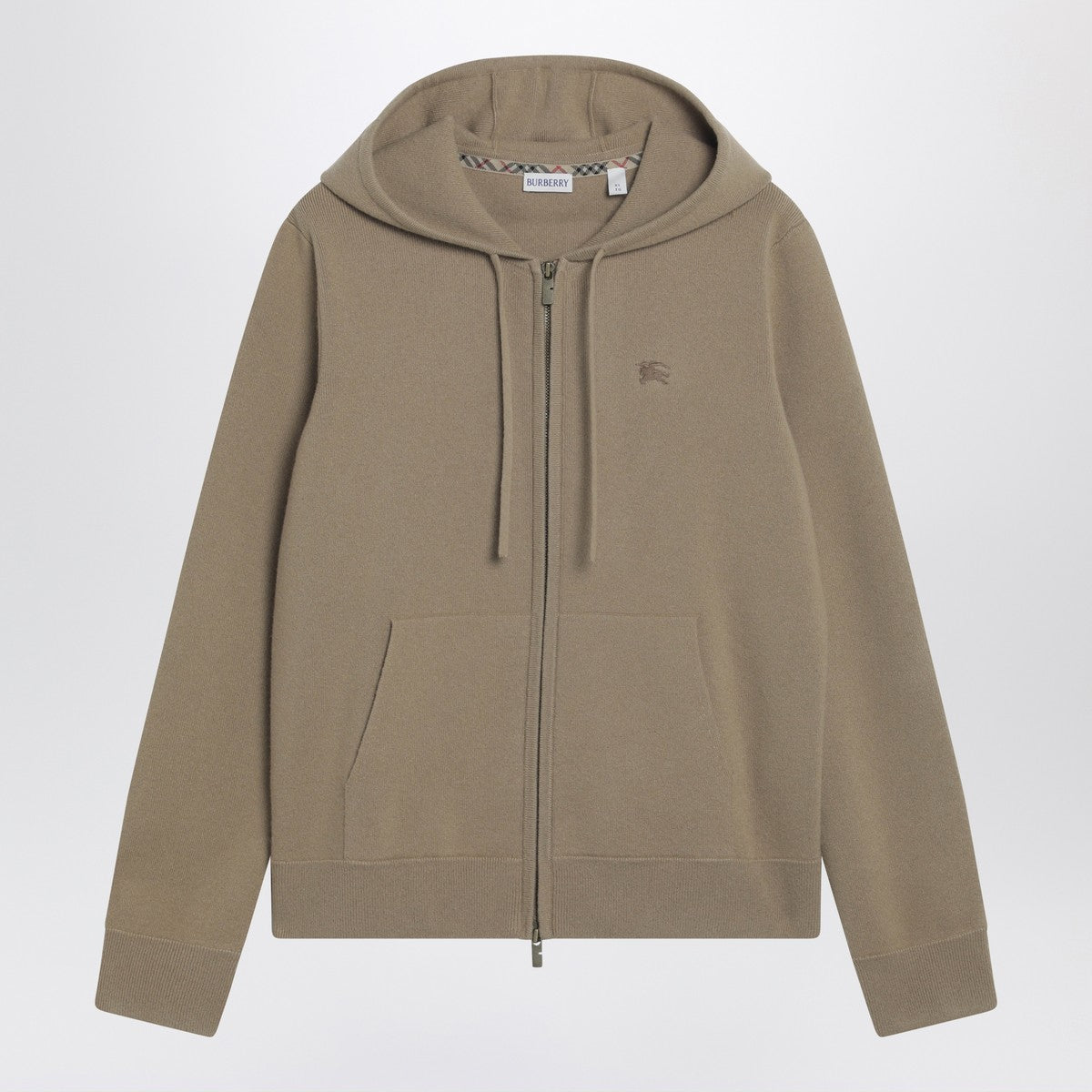 Burberry Beige zip sweatshirt in cashmere blend