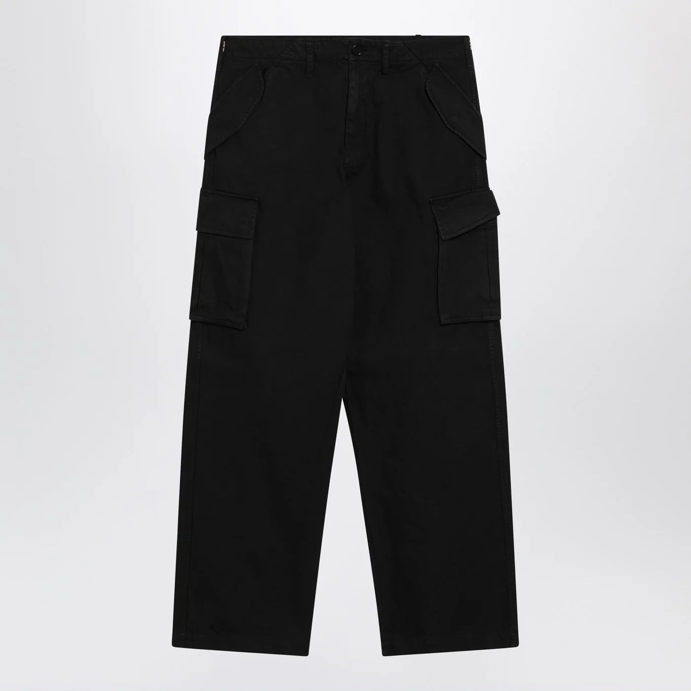 Burberry Black cotton cargo trousers