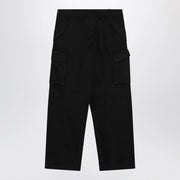 Burberry Black cotton cargo trousers