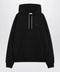 Burberry Black sweatshirt with Check-pattern inserts