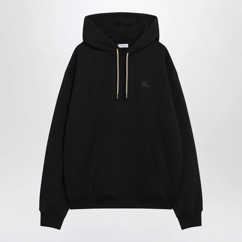 Burberry Black sweatshirt with Check-pattern inserts
