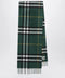 Burberry Cashmere Check scarf in dark fern green