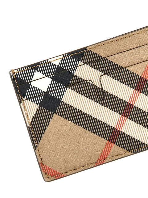 Burberry Check Card Holder