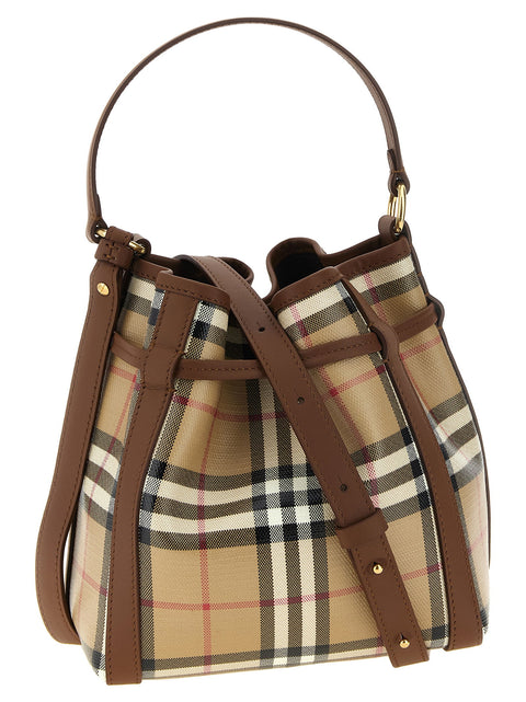 Burberry Check Mini Bucket Bag