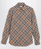 Burberry Check pattern wool blend shirt