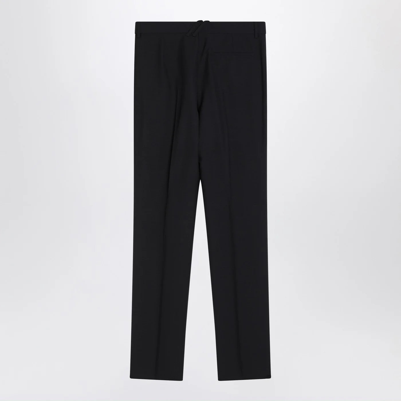 Burberry Classic navy blue wool blend trousers