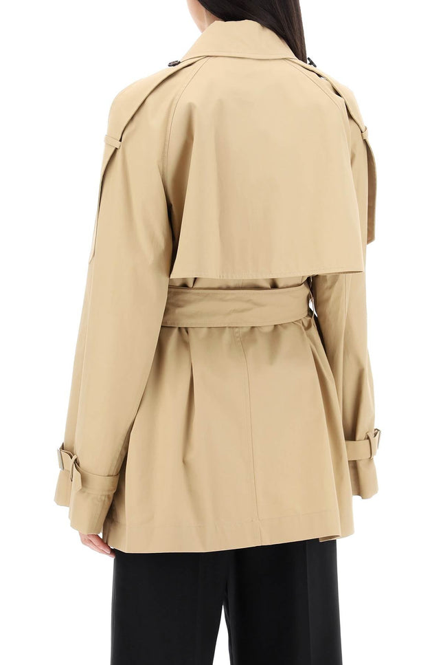 Burberry double-breasted midi trench coat-women > clothing > jackets-Burberry-Urbanheer