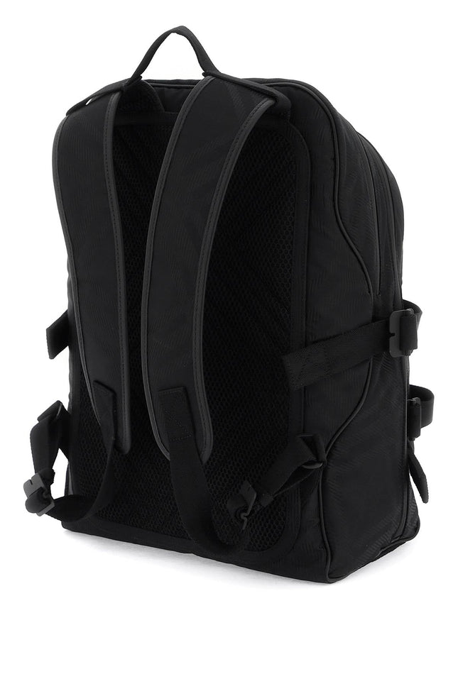 Burberry ered jacquard backpack-men > bags > backpacks-Burberry-os-Black-Urbanheer