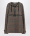 Burberry Half-zip jacket with Check pattern in silk blend