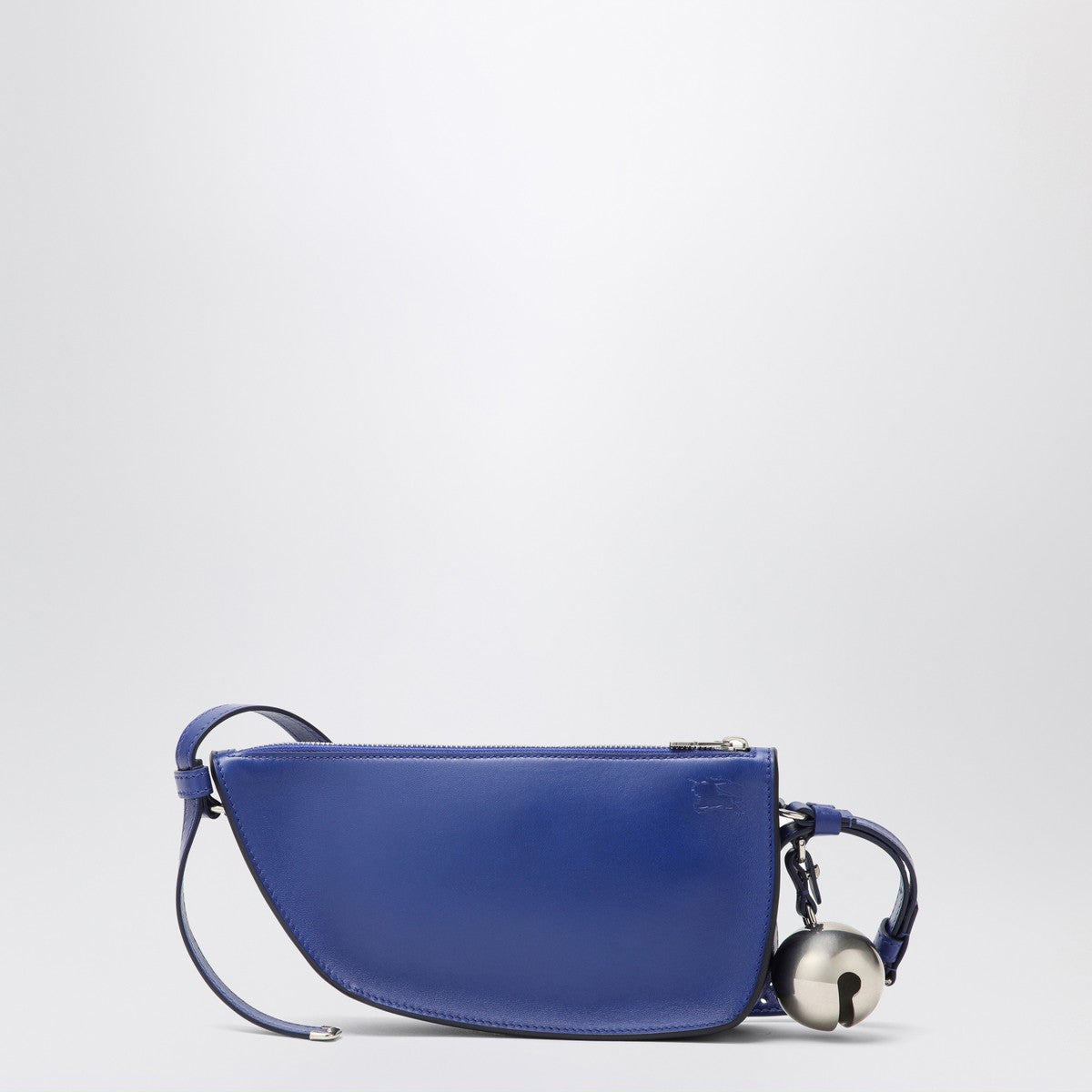 Burberry Medium Shield blue leather bag