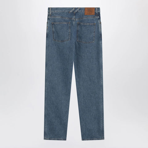 Burberry Medium-blue regular-fit jeans