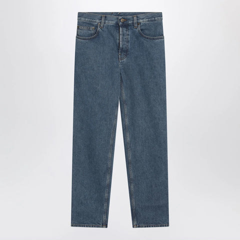Burberry Medium-blue regular-fit jeans