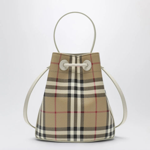 Burberry Mini bucket bag with Check pattern