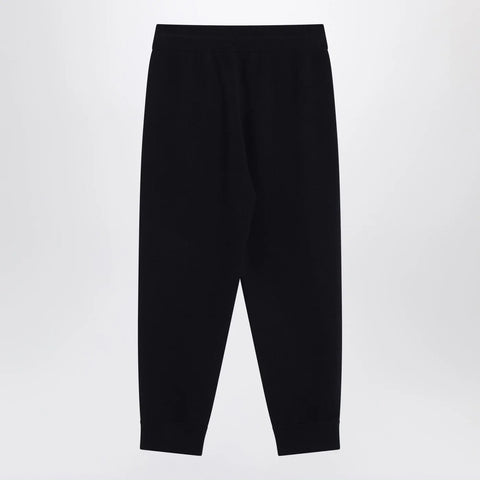 Burberry Navy blue cashmere-blend jogging pants