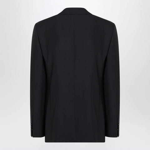 Burberry Navy blue wool blend jacket