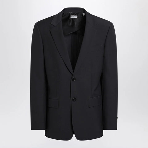 Burberry Navy blue wool blend jacket