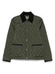 Burberry Quilted blazer corduroy collar