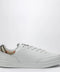 Burberry Set Sneakers in white leather and Check