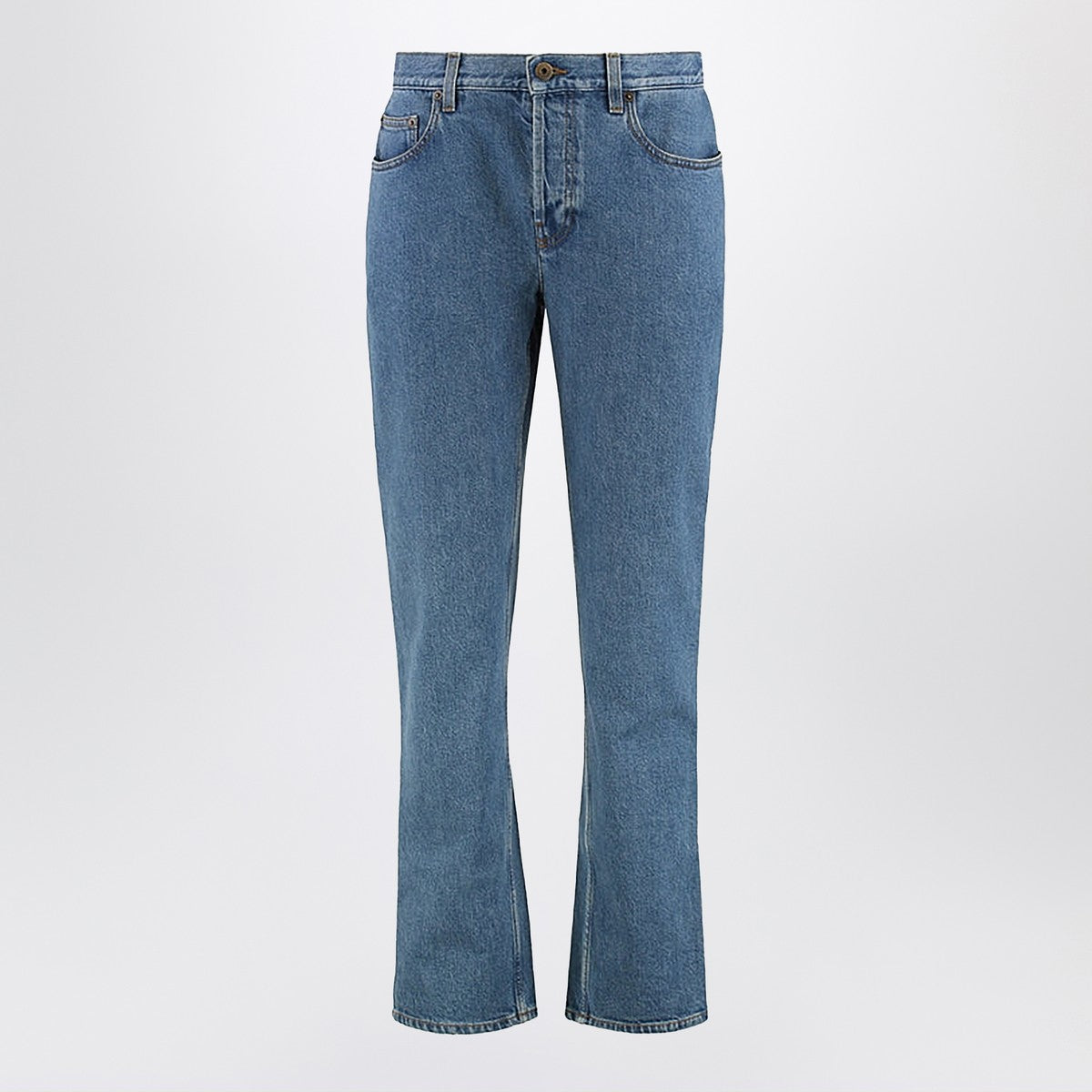 Burberry Straight jeans in Mid blue denim