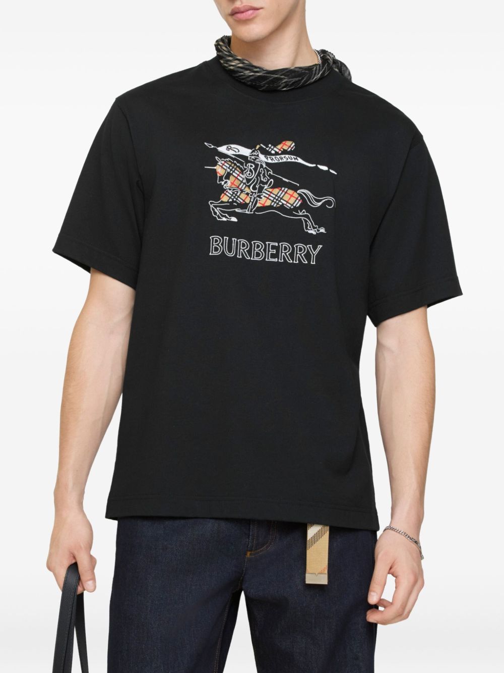 Burberry T-shirts and Polos Black