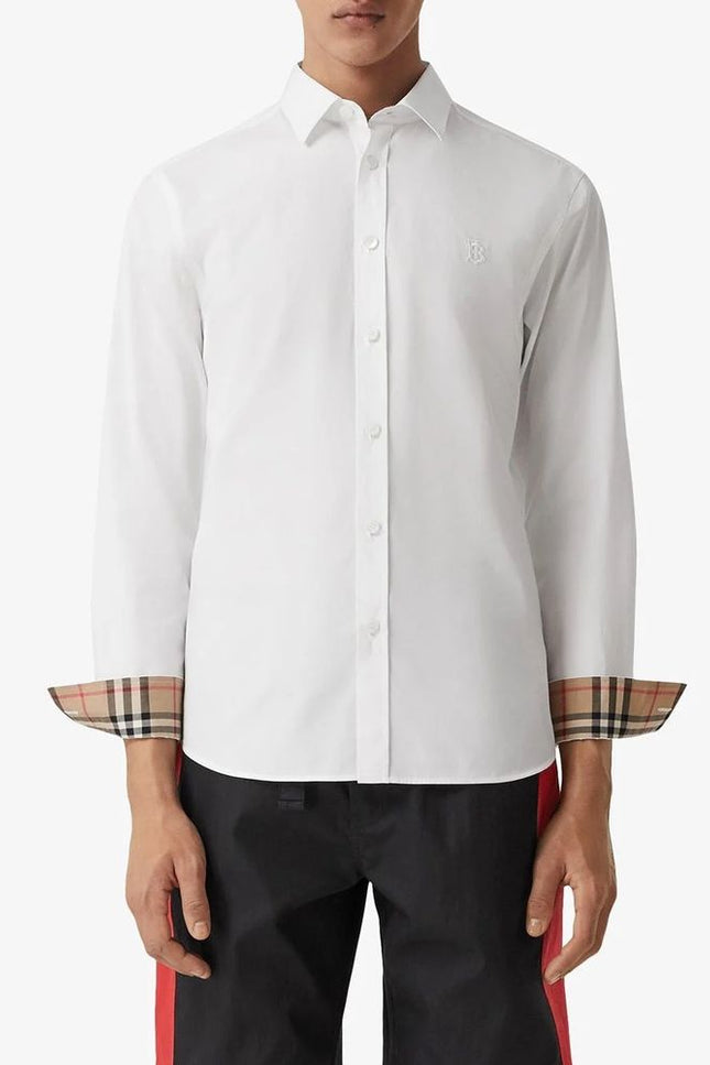 Burberry White Cotton Shirt