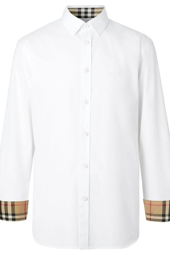 Burberry White Cotton Shirt