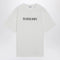 Burberry White T-shirt with logo print