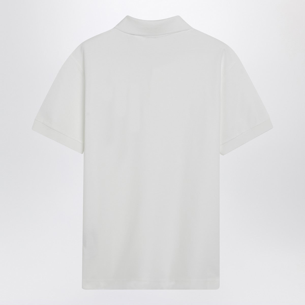 Burberry White cotton polo shirt