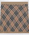 Burberry Wool and mohair blend check mini skirt