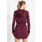 Butter 2 in 1 Longsleeves Romper with Hoodie Cassis-Romper-Rae Mode-S-Urbanheer