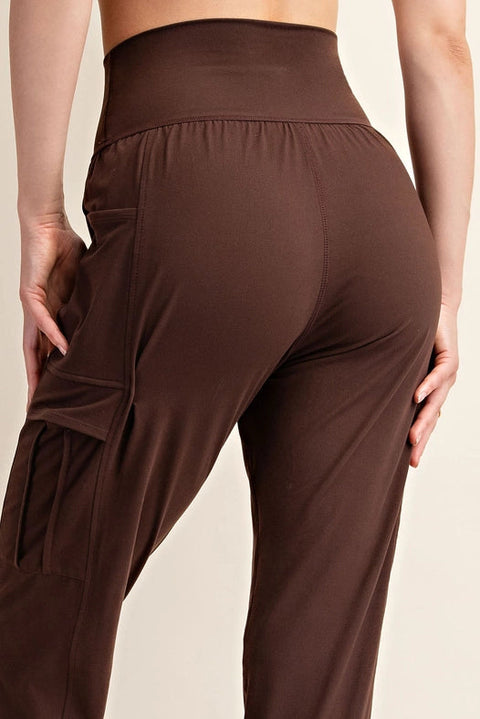 Butter Jogger with Side Pockets Espresso-Jogger-Rae Mode-S-Urbanheer
