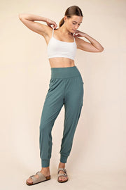 Butter Jogger with Side Pockets Fern Forest-Jogger-Rae Mode-S-Urbanheer