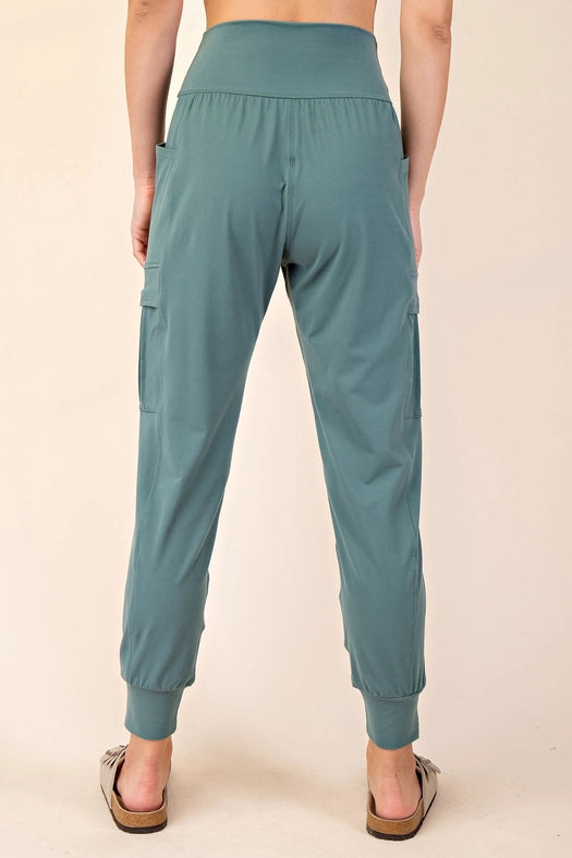 Butter Jogger with Side Pockets Fern Forest-Jogger-Rae Mode-S-Urbanheer