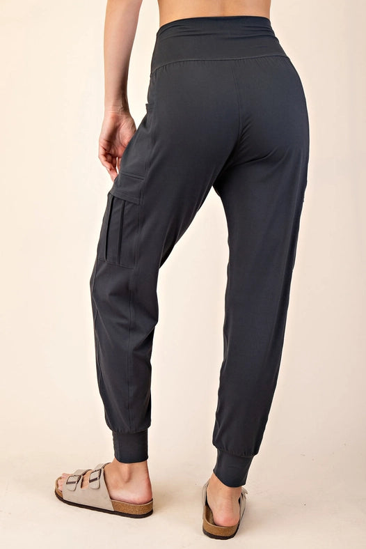 Butter Jogger with Side Pockets Navy-Jogger-Rae Mode-S-Urbanheer