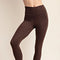 Butter Soft Basic Full Length Leggings Espresso-Leggings-Rae Mode-S-Urbanheer