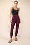 Butter Soft Joggers with Pockets Cassis-Joggers-Rae Mode-S-Urbanheer