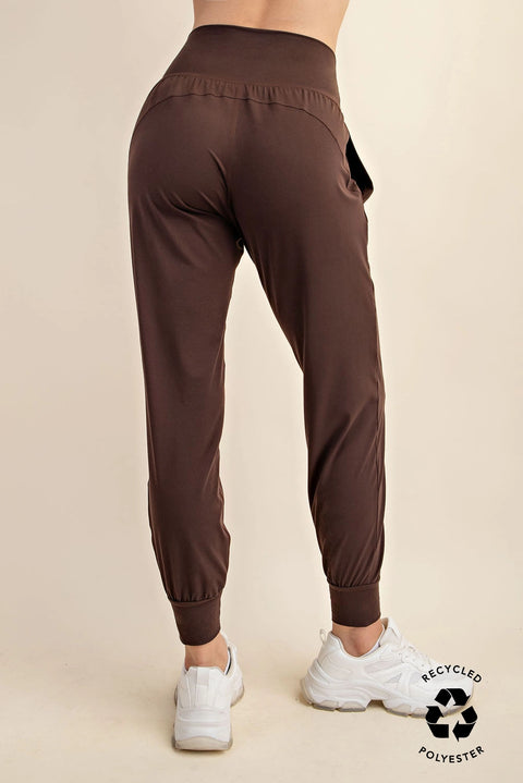 Butter Soft Joggers with Pockets Espresso