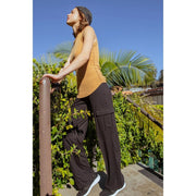 Butter Straight Leg Cargo Pants Black-Pants-Rae Mode-S-Urbanheer