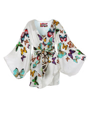 Butterfly Kimono - White-Kimono-Meghan Fabulous-M-White-Urbanheer