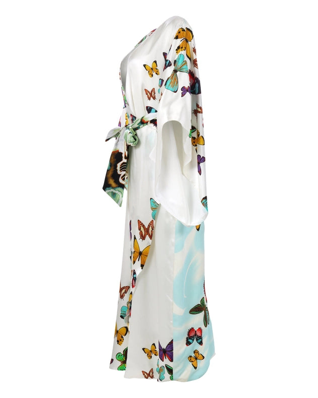 Butterfly Maxi Kimono - White-Kimono-Meghan Fabulous-XS-White-Urbanheer
