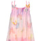 Butterfly Mesh Print Dress-Dress-Hannah Banana-12M-PINK MULTI-Urbanheer