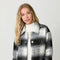 Button Down Checker Jacket Ivory/Black-Jacket-Mystree-S-Urbanheer