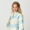 Button Down Checker Jacket Ivory/Soft Blue-Jacket-Mystree-S-Urbanheer