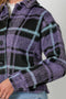 Button Down Checker Jacket Violet-Jacket-Mystree-S-Urbanheer