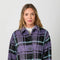 Button Down Checker Jacket Violet-Jacket-Mystree-S-Urbanheer