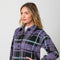 Button Down Checker Jacket Violet-Jacket-Mystree-S-Urbanheer