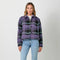Button Down Checker Jacket Violet-Jacket-Mystree-S-Urbanheer