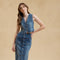 Button Down Denim Midi Skirt-Skirt-Blu Pepper-S-Urbanheer